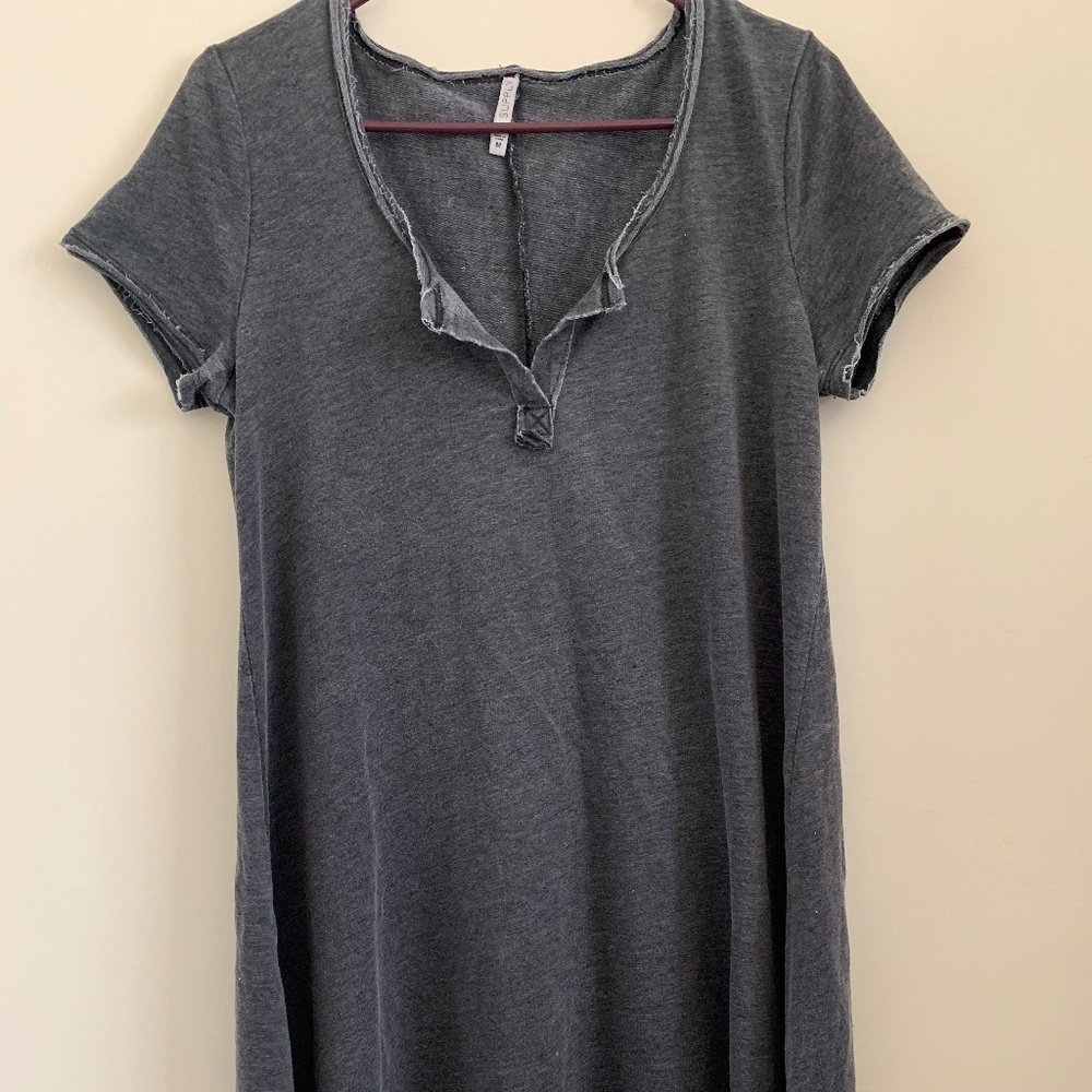 Gray Frayed Altar'd State Dress